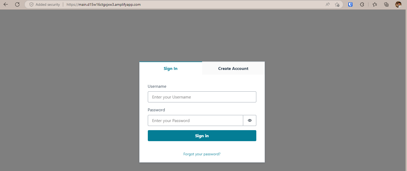 Login Page